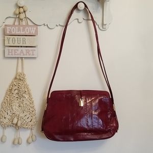 Vintage eelskin purse.